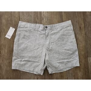 GOODFELLOW & CO Men's The Every Wear Flat-front Shorts 7" Size 38 Gray *NWT*